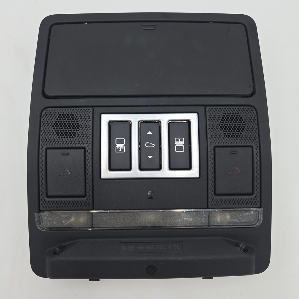 18-20 Jaguar F-Pace Front Roof Overhead Console Black OEM HJ32-519A58-A